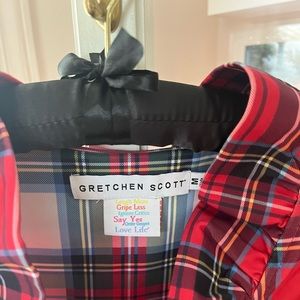 Gretchen Scott Tartan Print Holiday Dress